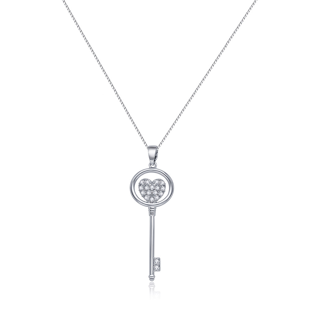 Open Your Heart With Key Necklace